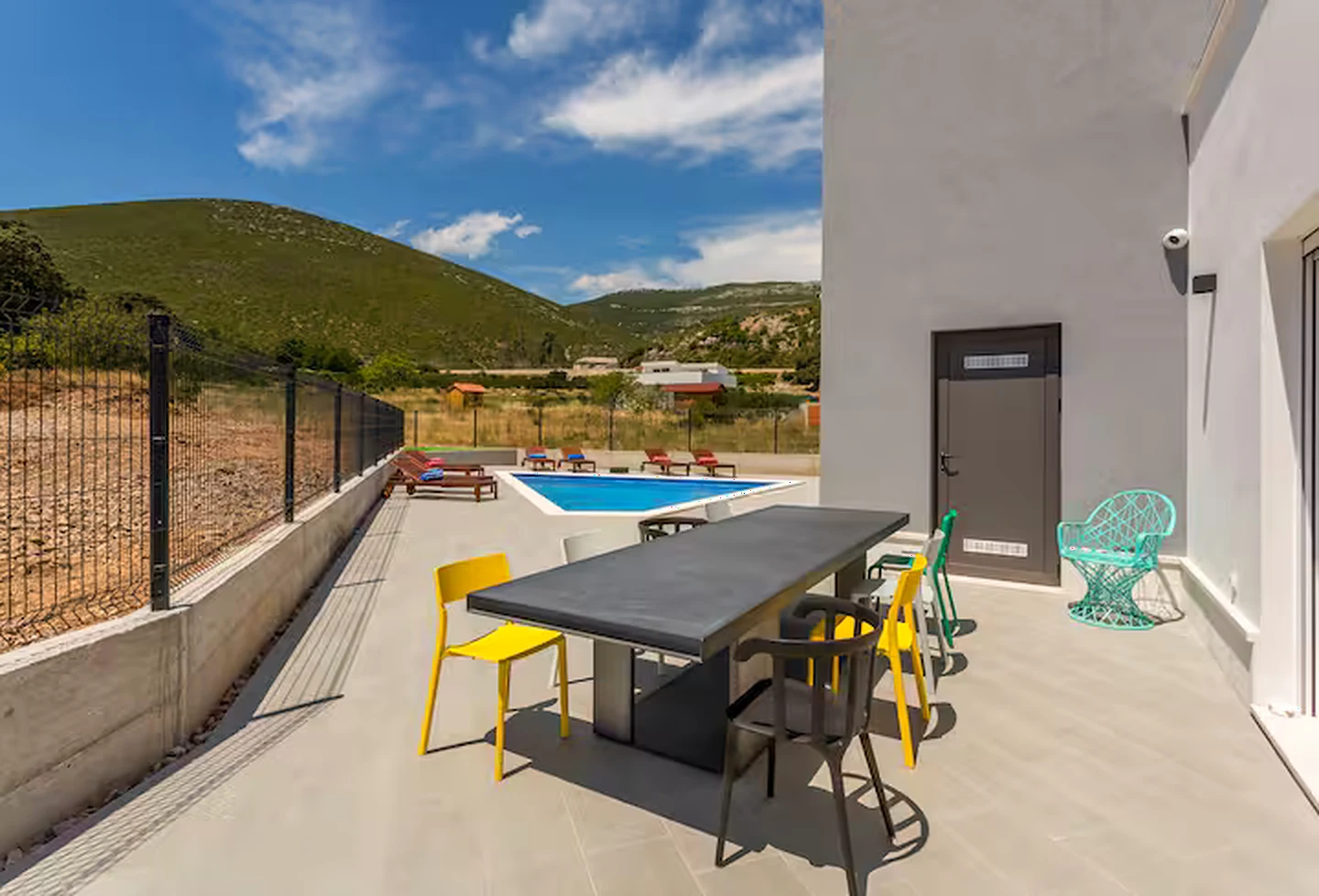 Pool and dining