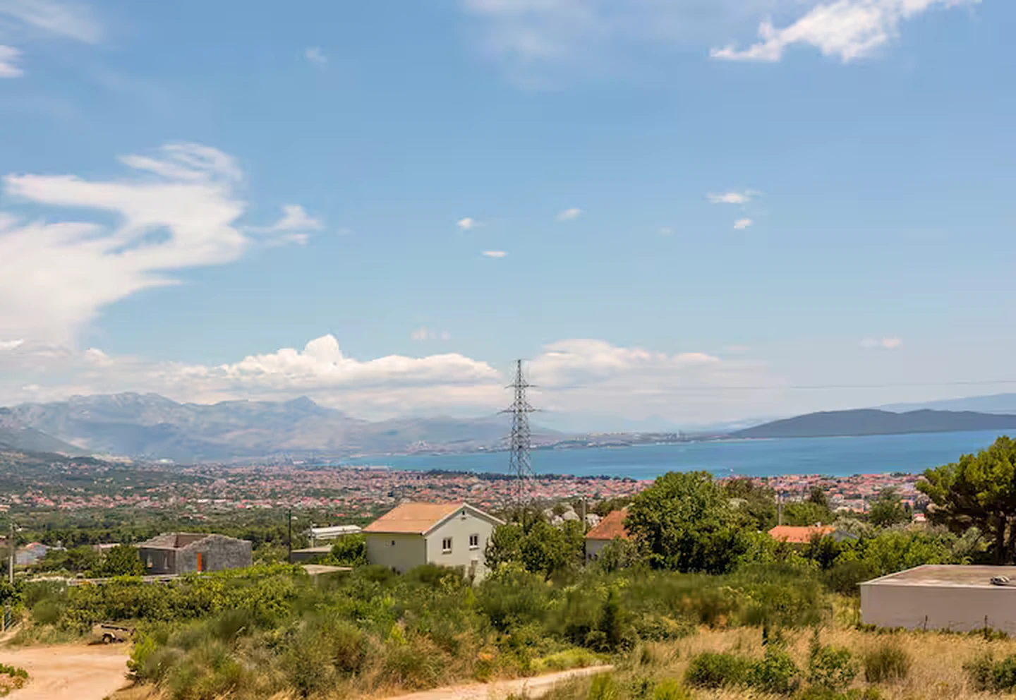 Adriatic coastline near Kaštela